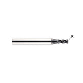 Plain Shank EMB15 /Flat Shank EMB40, Carbide,  4 Flute Regular Length Corner Radius  V7 MILL INOX End mills